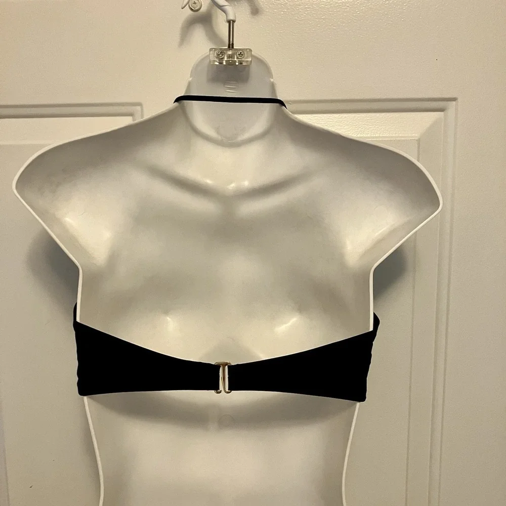 Tory Burch Size S Bikini Swimsuit Swim Top Navy/Green Women's Colorblock